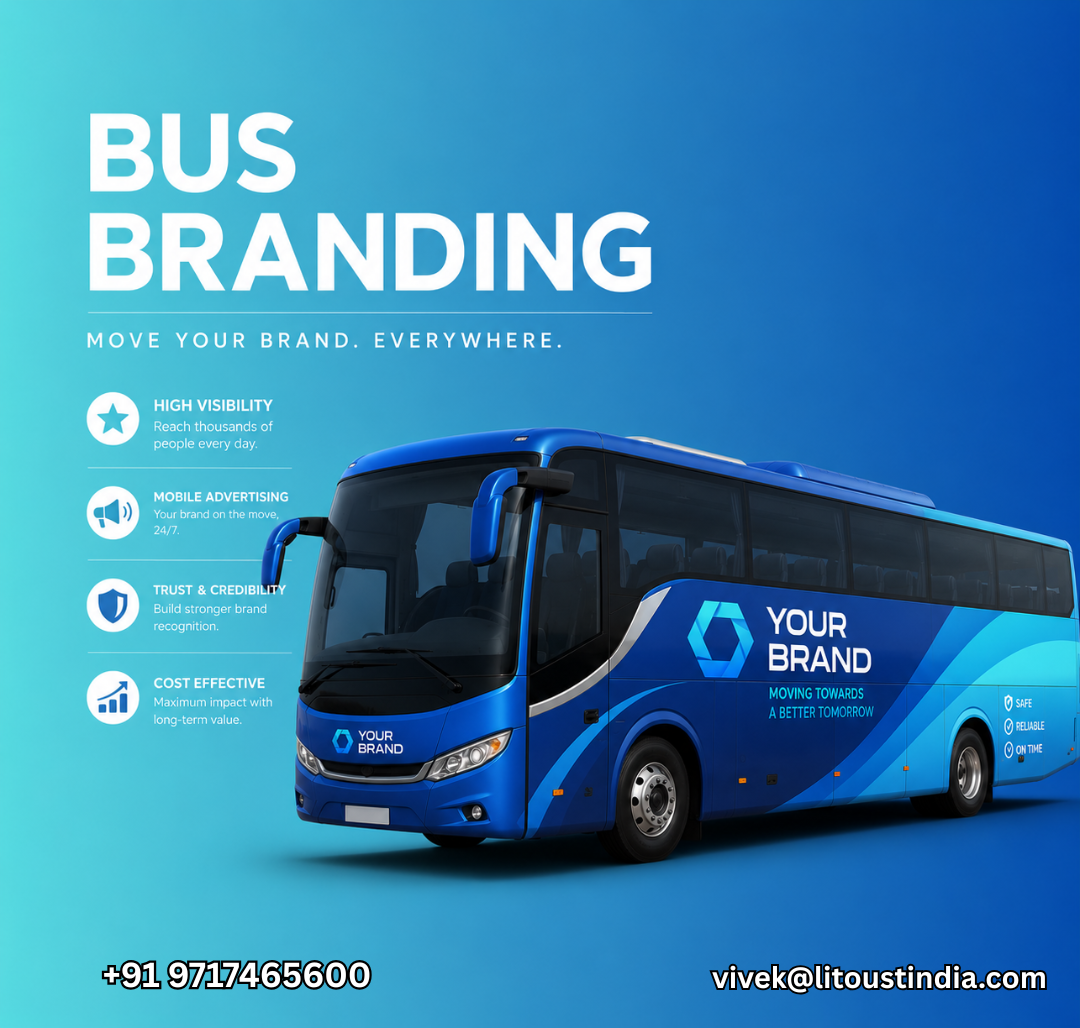 How Bus Branding Helps Businesses Increase Brand Visibility in High-Traffic Areas